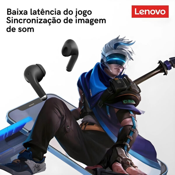 Fone de Ouvido Lenovo Lp40 Original Pro Sem Fio Bluetooth - Image 3