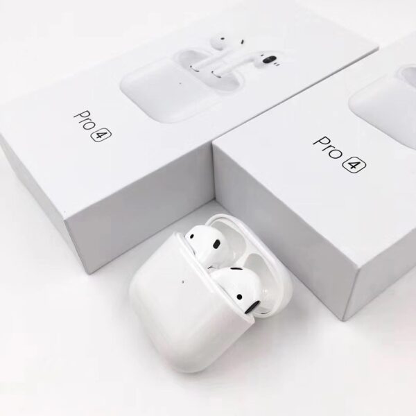 Fone de ouvido Pro 4 AirPods Via bluetooth TWS