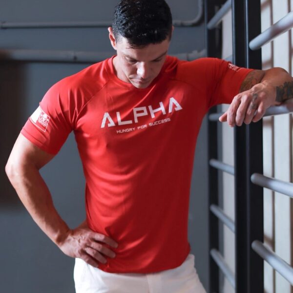 Camiseta Masculina ALPHA Dry Fit Academia Treino Fitness - Image 7